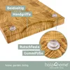 holz4home® Premium Schneidebrett Stirnholz aus Eiche I 40 x Produktbild-Vorschau 5