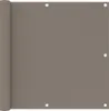 vidaXL Balkon-Sichtschutz Taupe 90x500 cm Oxford-Gewebe Produktbild-Vorschau 5
