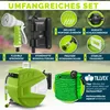 tillvex Schlauchtrommel Wasser 15+2m Grün mit Wandhalterung Produktbild-Vorschau 8