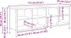vidaXL Botník s policí černý dub 131 x 35 x 50 cm Náhled obrázku produktu 8