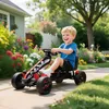 Gokart na pedały AIYAPLAY z hamulcem ręcznym, automatycznym Podgląd zdjęcia produktu 2