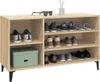 vidaXL Regál na topánky Sonoma dub 102x36x60 cm odvodený Náhľad obrázku produktu 4