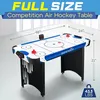 SereneLife Air Hockey Spieltisch - Airhockey Tisch mit 110V Produktbild-Vorschau 5