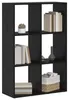 vidaXL Černá knihovna dubového vzhledu 69,5 x 29 x 103,5 cm Náhled obrázku produktu 3