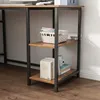 Biurko narożne komputerowe narożne rustykalne loft vintage Podgląd zdjęcia produktu 8