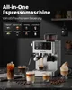 AIRMSEN Espressomaschine mit integriertem Mahlwerk, 20 Bar, Produktbild-Vorschau 2