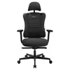 Gaming-Stuhl - Schwarz - Kunstleder - Stoff - mit Produktbild-Vorschau 2