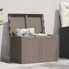 vidaXL Zahradní úložný box 180 L Brown PP vzhled dřeva Náhled obrázku produktu 1