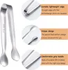 set di 6 pinze e set di 2 spatole per gelato in acciaio Anteprima dell’immagine prodotto 5