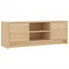 vidaXL Szafka pod TV dąb sonoma 102x30x37,5 cm materiał Podgląd zdjęcia produktu 1