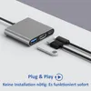 Rolio USB C zu HDMI Adapter, 3 in 1 , 4K HDMI, USB 3.0, Produktbild-Vorschau 3