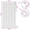 vidaXL, žaluzie ve stylu Benátek, bílé, 130 x 250 cm, šířka Náhled obrázku produktu 8