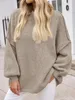 Inovra – Dámsky oversized sveter – Rukávy typu „netopier“ – Náhľad obrázku produktu 4
