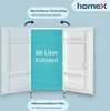 homeX Kühlschrank ohne Gefrierfach, Vollraumkühlschrank Produktbild-Vorschau 4