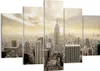 Bild auf Leinwand - Leinwandbild - Stadt Wolkenkratzer Produktbild-Vorschau 1