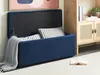 BELIANI Taburet modrý 100 x 42 x 40 cm polyesterový Náhled obrázku produktu 4