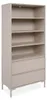 CALICOSY -  Bibliothek 3 Regalböden und 2 Schubladen, Farbe Produktbild-Vorschau 4