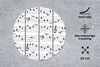 MuchoWow® Mauspad Mousepad Muster - Vogel - Musik 20x20 cm Produktbild-Vorschau 3