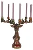 Clayre & Eef kaarsenhouder, hartvormig, 51x21x50 cm, bruin, Productafbeelding-voorbeeld 3