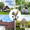 Metall-Wetterfahne in Hahnenform, Wetterhahn für Garten, Produktbild-Vorschau 7