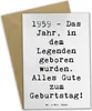 Mr. & Mrs. Panda Grußkarte Spruch 1959 Geburtstag - Weiß - Produktbild-Vorschau 1