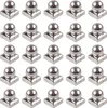 25x Pfostenkappe Edelstahl 101 mm Kugel Abdeckkappe für Produktbild-Vorschau 1