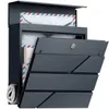 Boîte aux lettres en acier inoxydable anthracite Avalo avec Voir les images du produit 10