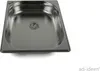 Lavello in acciaio inox Lavandino da campeggio + scarico Anteprima dell’immagine prodotto 2