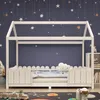 MODFU Lit Enfant 90x200 cm - Lit Cabane avec Barrières de Voir les images du produit 3