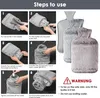 BOLEi Wärmflasche 2L mit Känguru-Tasche, Grau Produktbild-Vorschau 7