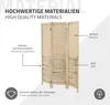 ML-Design Paravent Raumteiler 3-teilig Osaka, Natur, Produktbild-Vorschau 5