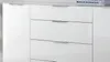 Sideboard Anrichte 180 cm weiß Glasfront - SANTORIN - Die Produktbild-Vorschau 4