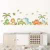 2er Set BRUP Dinosaurier & Blätter Wandsticker – Bunte, Produktbild-Vorschau 5