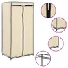 vidaXL Kleiderschrank Creme 75×50×160 cm Produktbild-Vorschau 8