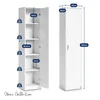 Bücherregal Kleiderschrank Regal 40 cm breit Schrank Produktbild-Vorschau 2