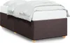 vidaXL Bettgestell ohne Matratze Dunkelbraun 90x190 cm Produktbild-Vorschau 1