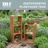 Teakregal 3 Fächer Outdoor 120x40x40 cm Produktbild-Vorschau 7