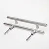 10x Design Möbelgriffe Edelstahl-Optik – Bohrlochabstand Produktbild-Vorschau 1
