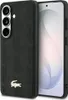 Custodia Lacoste Galaxy S26 in Pelle finta nera con logo Anteprima dell’immagine prodotto 1