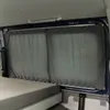 VW T5 Doppel Gardinen Set, blickdicht, grau/schwarz, Produktbild-Vorschau 4