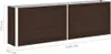 Plateau de jardin Acier galvanisé 240×40×77 cm Marron Voir les images du produit 6