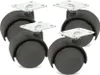4 x Lenkrollen Ø 40mm mit Befestigungsplatte 25 kg Produktbild-Vorschau 1