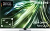 A Samsung Neo QLED TV displaying abstract green and white imagery. Produktbild-Vorschau