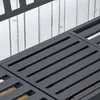 Outsunny Gartenbank mit ausziehbarem Tisch für 2 Personen Produktbild-Vorschau 9