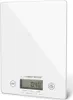 A white digital kitchen scale is shown from a slightly elevated front-left angle against a white background. Náhled obrázku produktu