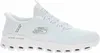 A white Skechers Glide-step sneaker is shown from the side against a white background. Voir les images du produit