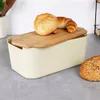 Vilde Boîte à pain avec planche en bois Corbeille à pain Voir les images du produit 3