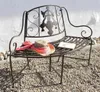 DanDiBo Gartenbank Metall Halbrund 130838 Gartenbank Produktbild-Vorschau 1