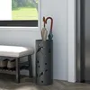 Stojak na parasole HOMCOM z 4 haczykami i wyjmowaną tacką Podgląd zdjęcia produktu 2