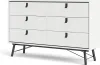 Rye Commode large 6 tiroirs, blanc mat. Voir les images du produit 3